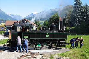 Bh.1 auf der Drehscheibe in Tamsweg