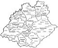 Stadsindeling tot 1975 (voormalige gemeenten)