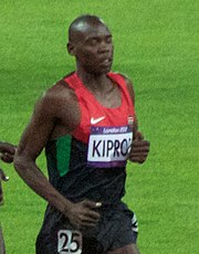 Wilson Kiprop gab das Rennen nach Führung in der Anfangsphase auf