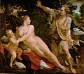 Annibale Carracci, Venere, Adone e Cupido.