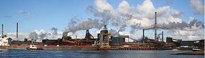 Velika holandska čeličana Tata Steel IJmuiden u IJmuidenu