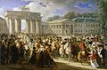 Napoleon passerer igennem Brandenburger Tor i 1806