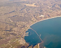 Aerial photograph of El Granada