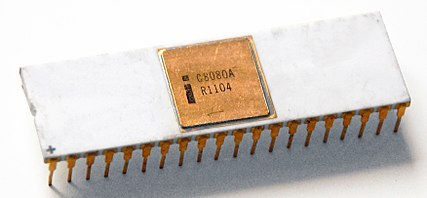 Intel 8080A im Keramik-Gehäuse