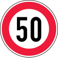 Maximum speed limit