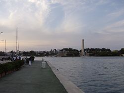 Scorcio del lungomare di Brindisi