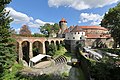 Burg mit Burggraben