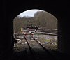 A 2012 view along the Central Line at West Ruislip station, to where this track ends