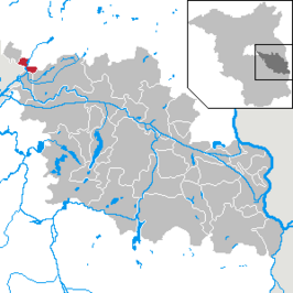 Kaart van Woltersdorf