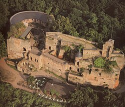 Ruins of Nanstein Castle