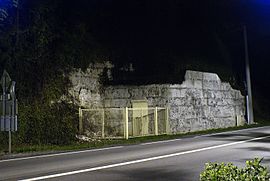 The entrance to the Gouy Cave