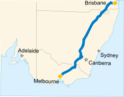 Inland Rail route
