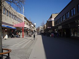 Stora Gatan i Köping i april 2009