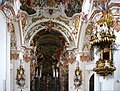 Barocker Chorbogen in der Klosterkirche Einsiedeln