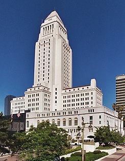 Prefeitura de Los Angeles por John Parkinson, John C. Austin e Albert C. Martin Sr (1928)