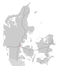 Taulovmotorvejens forløb