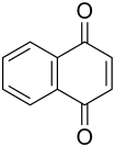 Strukturformel von 1,4-Naphthochinon