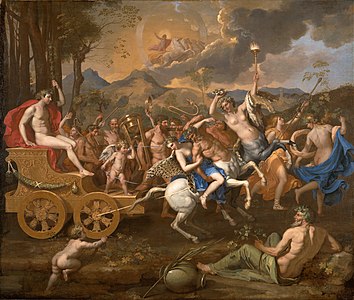 Nicolas Poussin, Le Triomphe de Bacchus, 1635-1636.