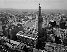 The Terminal Tower in Cleveland, Ohio.
