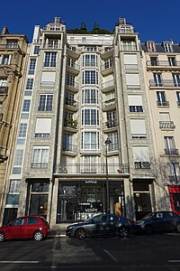 Edifici d'apartaments de formigó en 25 rue Benjamin Franklin, París (1903)
