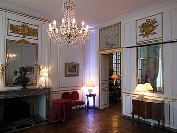 Appartement de Cambronne à Nantes, le salon.