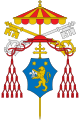 Wappen des Heiligen Stuhls zur Sedisvakanz (Camerlengo Benedetto Aloisi Kardinal Masella)