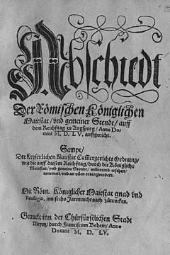 Front page of the document