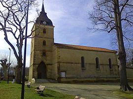 The church in Ladevèze-Rivière