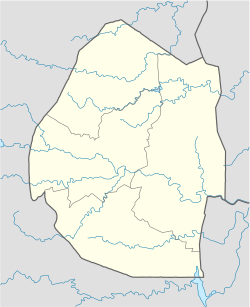墨巴本在史瓦濟蘭的位置