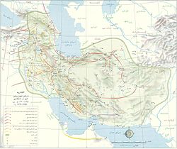 Lokacija Afšaridskog Carstva