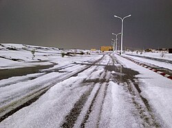 Snow in Kénadsa