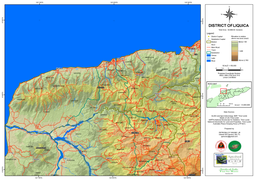 Straßennetz und Topographie Liquiçás