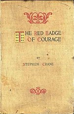 First edition cover of The Red Badge of Courage