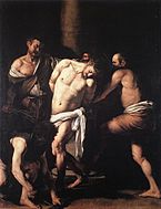 The Flagellation by Caravaggio. c. 1607–1608