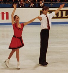 Oxana Grischtschuk und Jewgeni Platow bei der Europameisterschaft 1994 in Kopenhagen