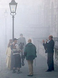 Le tournage du téléfilm.