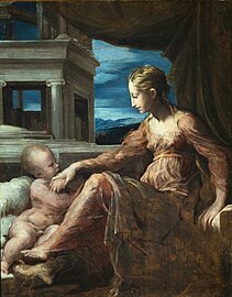 Parmigianino, Vierge à l'enfant', 1525–1527