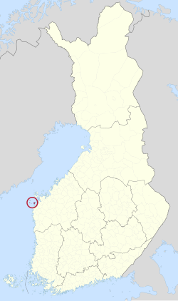 Location of Bergö in Finland