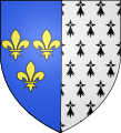 Wappen von Anne de Bretagne nach 1491.