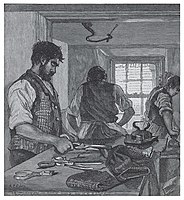 Taller de sastre judío 1891