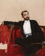 Portrait de John Singer Sargent par Giovanni Boldini vers 1890