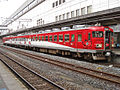 A JR East 455 series set in Banetsu West Line livery in December 2006