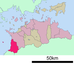 觀音寺市位置圖
