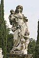 Statua della Carità nel parco della Villa Trissino Marzotto a Trissino (Vicenza)