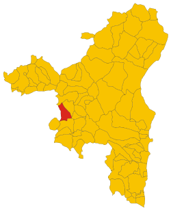 Lokasi Austis di Provinsi Nuoro