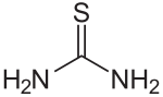 Struktur von Thioharnstoff