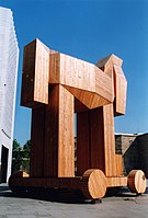 En moderne fortolkning ved Troja-utstillingen i Stuttgart, Tyskland i mai 2001