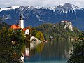 Jezioro Bled. Wyspa i zamek