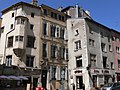immeubles Renaissance à l'angle de la Grande)rue et de la rue Saint-Michel à Nancy