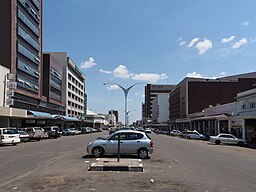 Gata i centrala Bulawayo.